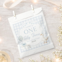 ONE Silly Goose Blue 1st Birthday Party