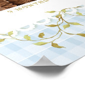 One Silly Goose Boy 1st Birthday Photo Milestone ポスター (角)