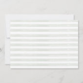 One Silly Goose Boy 1st Birthday Thank You カード (裏面)