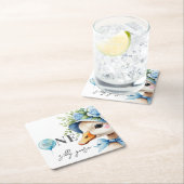 One Silly Goose Boy Birthday  スクエアペーパーコースター (インサイチュ)