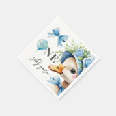 One Silly Goose Boy Birthday スタンダードカクテルナプキン (角)