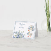 One Silly Goose Boy's First Birthday サンキューカード (正面)