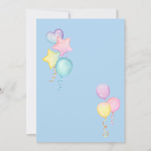 One Silly Goose Boys First Birthday 招待状 (裏面)