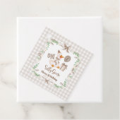 One Silly Goose Brown Bow 1st Birthday フェイバータグ (インサイチュ)