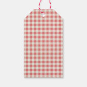 One Silly Goose Christmas Bow 1st Birthday ギフトタグ (裏面)