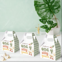 One Silly Goose Christmas Green 1st Birthday