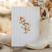 One Silly Goose Cowboy Western Cute 1st Birthday 招待状