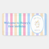 One Silly Goose First Birthday High Chair Banner 横断幕 (横)