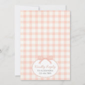 One Silly Goose First Birthday Invitation, Editabl 招待状 (裏面)