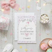 one silly goose first birthday invite 招待状