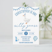 One Silly Goose, First Birthday Party 招待状 (スタンド正面)