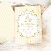 One Silly Goose Gender neutral  1st Birthday 招待状