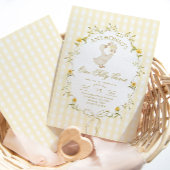 One Silly Goose Gender neutral 1st Birthday 招待状