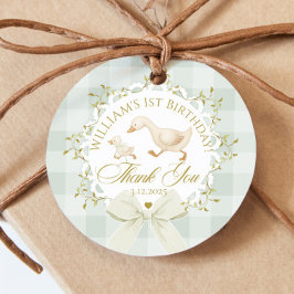 One Silly Goose Gender neutral Sage Birthday フェイバータグ