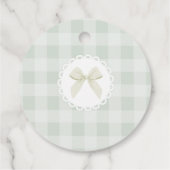 One Silly Goose Gender neutral Sage Birthday フェイバータグ (裏面)