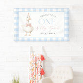 One Silly Goose Girl 1st Birthday  横断幕 (インサイチュ)