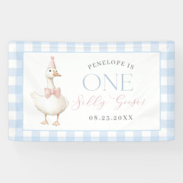 One Silly Goose Girl 1st Birthday  横断幕