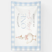 One Silly Goose Girl 1st Birthday  横断幕 (縦)