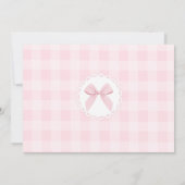 One Silly Goose Girl 1st Birthday Thank you card 招待状 (裏面)