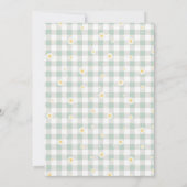  One Silly Goose Girl First Birthday 招待状 (裏面)