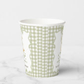  One Silly Goose Green 1st Birthday Paper Cups 紙コップ (右)