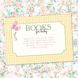 One Silly Goose Pink Balloons Books for Baby エンクロージャーカード