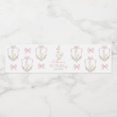 One Silly Goose Pink Birthday ペットボトルラベル (シングルラベル)