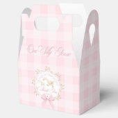 One Silly Goose Pink Gingham 1st Birthday フェイバーボックス (オープン)