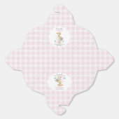 One Silly Goose Pink Gingham Girl First Birthday フェイバーボックス (見開き)