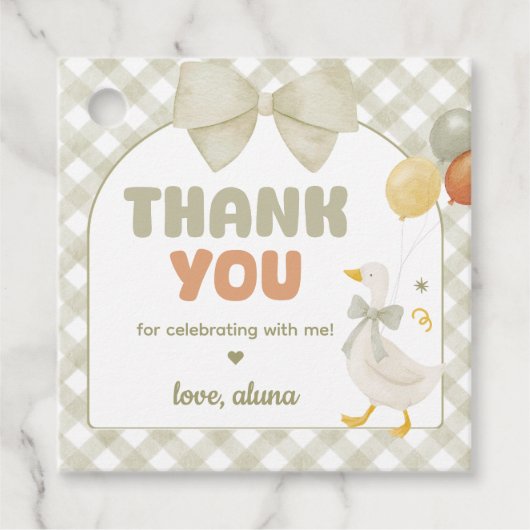 One Silly Goose Spring Birthday フェイバータグ (正面)