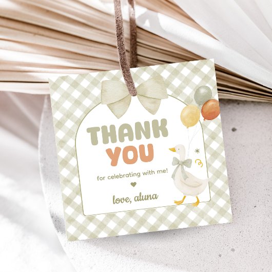 One Silly Goose Spring Birthday フェイバータグ