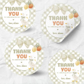 One Silly Goose Spring Birthday ラウンドシール