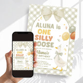 One Silly Goose Spring Birthday 招待状