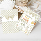 One Silly Goose Spring Birthday 招待状