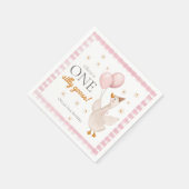 One Silly Goose Spring Party Farm First Birthday スタンダードカクテルナプキン (角)