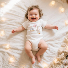 One Silly Goose Spring Party Farm First Birthday ベビーボディスーツ