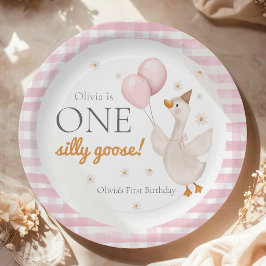 One Silly Goose Spring Party Farm First Birthday ペーパープレート