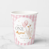 One Silly Goose Spring Party Farm First Birthday 紙コップ (正面)
