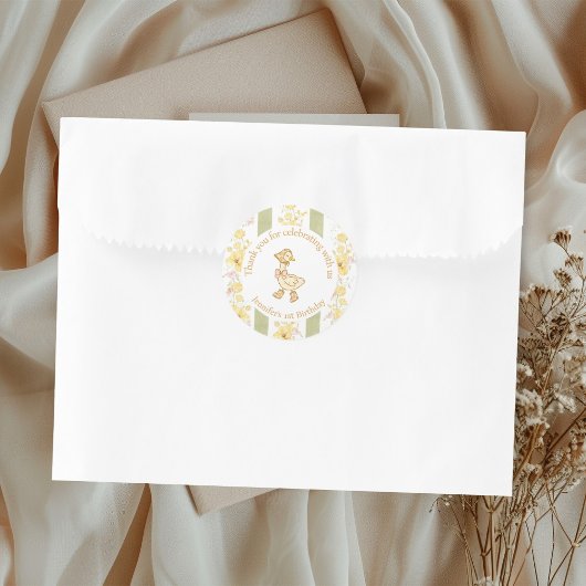 One Silly Goose Sticker ラウンドシール