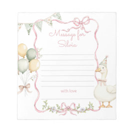 One Silly Goose time capsule message ノートパッド