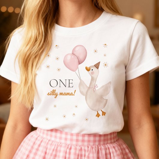 One Silly Mama Goose Spring Party Farm Birthday トライブレンドＴシャツ