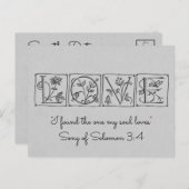 One Soul Loves~聖なる書物、 経典~日付を保存 案内ポストカード (正面/裏面)