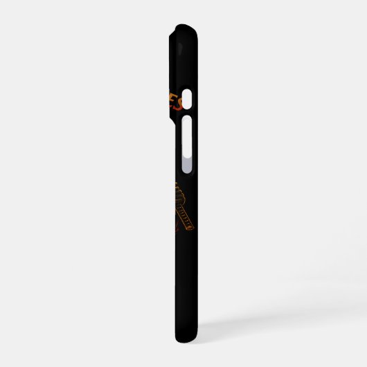 One Spirit, Two Forces | Samurai & Dragon iPhoneケース (左側面)