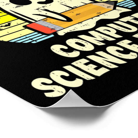 One Spooktacular Computer Science Teacher Hallowee ポスター (角)