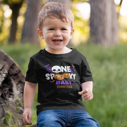 One Spooky Baby, Fun Halloween Family ベビーTシャツ