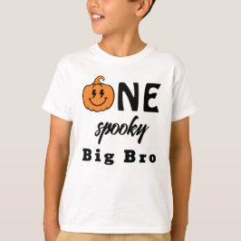 One Spooky Big Bro Halloween Matching Family Tシャツ