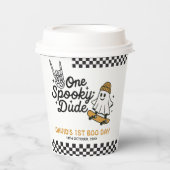 One Spooky Dude Halloween Birthday 紙コップ (正面)