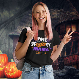 One Spooky Mama, Fun Halloween Family Tシャツ