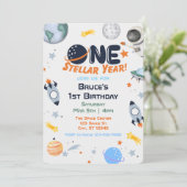 One Stellar Year, Space 1st Birthday 招待状 (スタンド正面)
