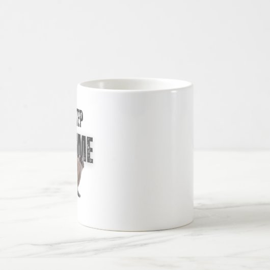 One step at a time grey cat coffee mug コーヒーマグカップ (中央)